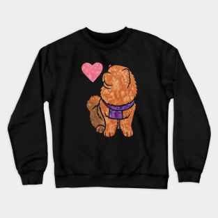 Chow Chow watercolour Crewneck Sweatshirt